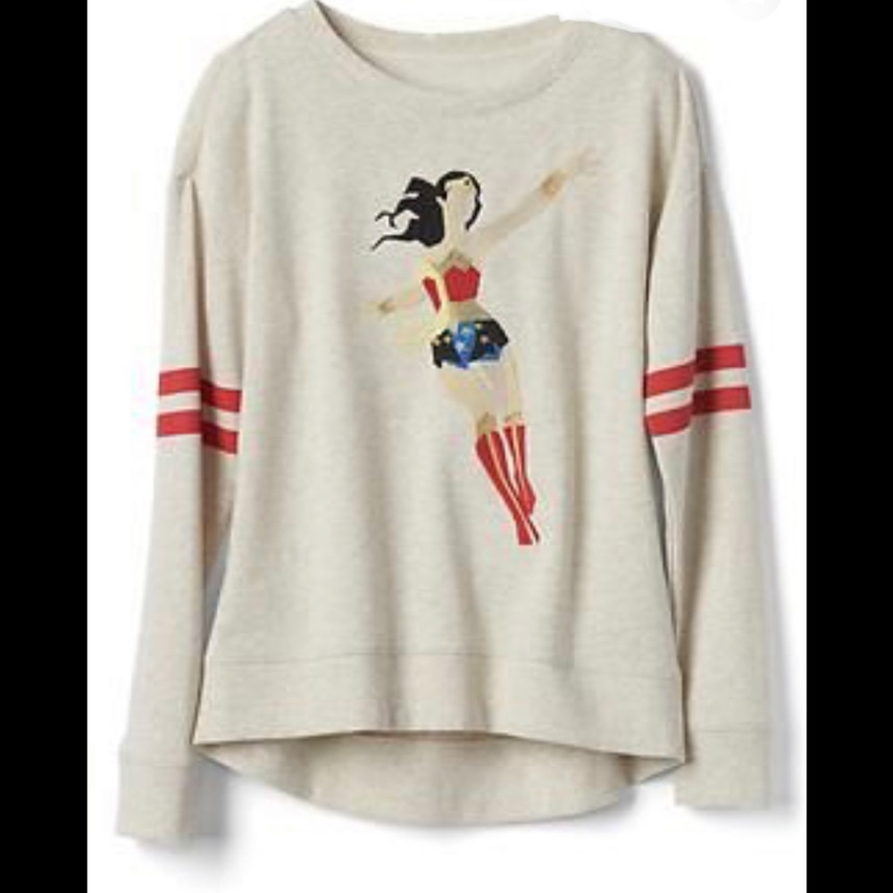 Girls super woman sweater